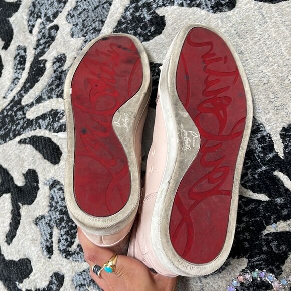Christian Louboutin spike sneakers pink size 41 - Picture 11 of 11